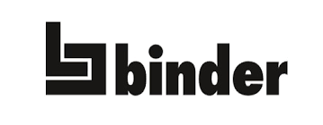 A black and white image of the word " binders ".