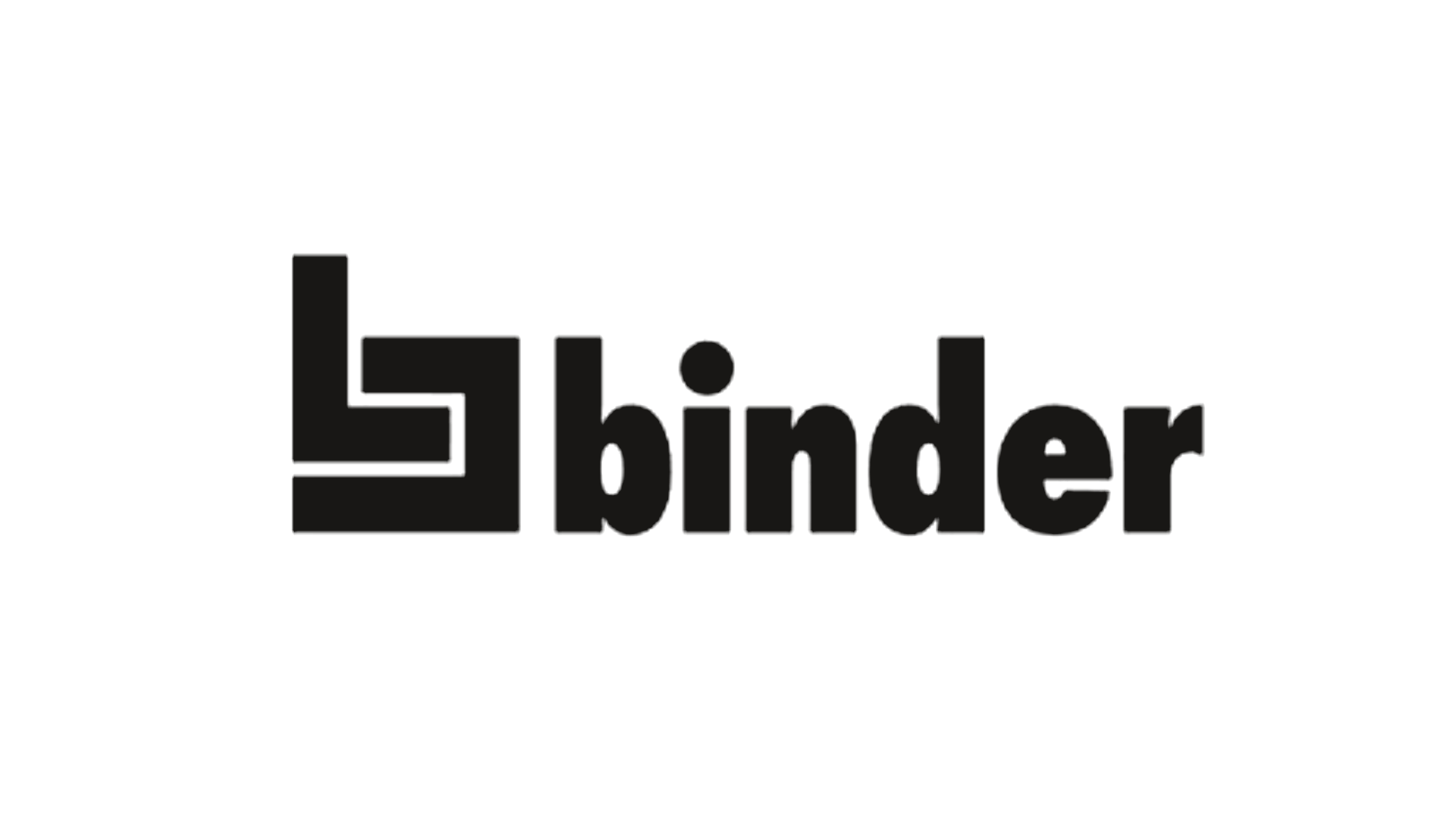 A black and white image of the binder logo.